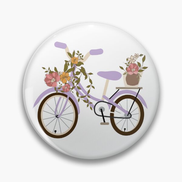 Item preview, floral old fashion bicycle designed and sold by Marr1096.