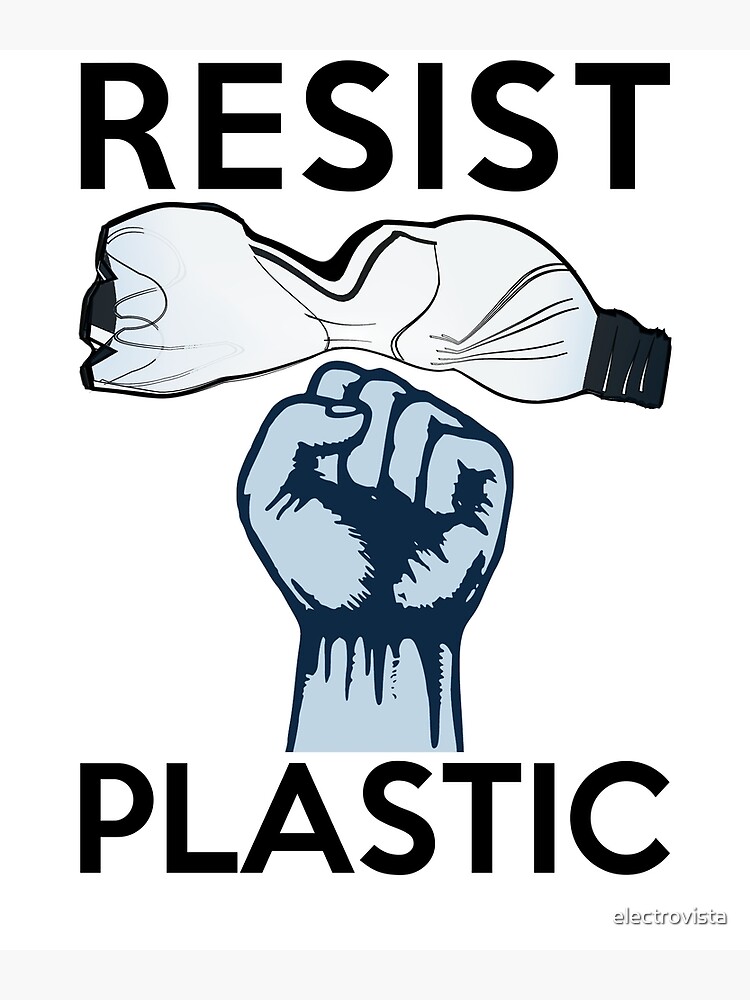 Disover Resist Plastic Pollution Now Premium Matte Vertical Poster