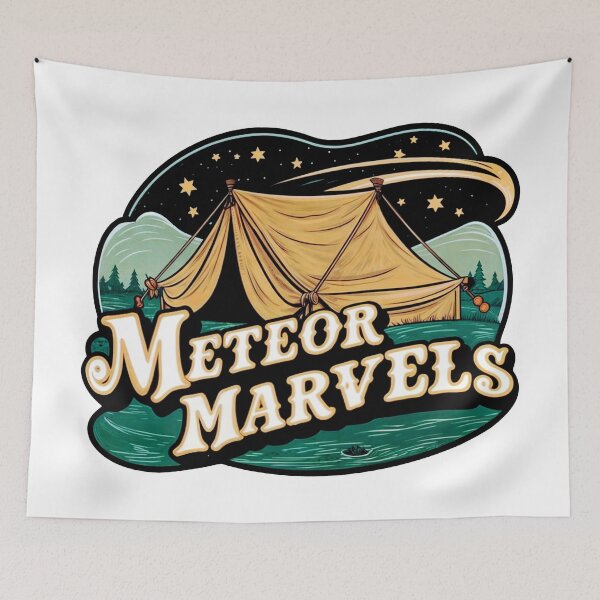 Item preview, METEOR MARVELS: Witnessing Cosmic Wonders Under a Night Sky designed and sold by SplashTastic.