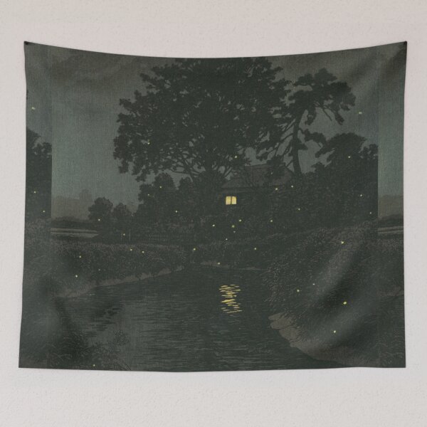 Item preview, Minuma River at Omiya by Kawase Hasui designed and sold by Takeda-art.