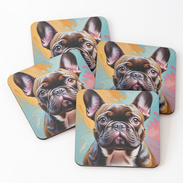 Item preview, Le petit artiste: Creativity knows no bounds with this Frenchie at the helm! designed and sold by Hachiandco.