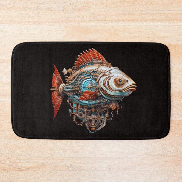 Item preview, Fish in steampunk design designed and sold by CorvusLunaArt.