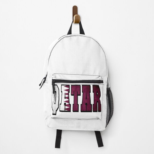 Item preview, Qatar Country Flag Typography designed and sold by TravelWish.