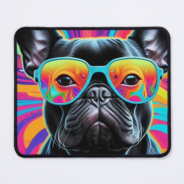 Item preview, Vibrant Visions: Unleashing the Spectrum with Our Colorful Frenchie Muse! designed and sold by Hachiandco.