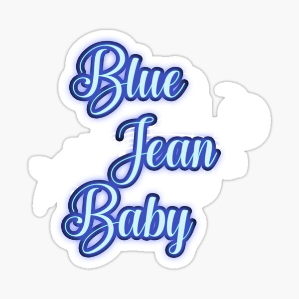 Blue Jean Baby Sticker