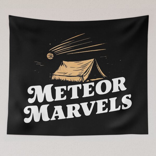 Item preview, METEOR MARVELS: Camping Under a Celestial Spectacle designed and sold by SplashTastic.