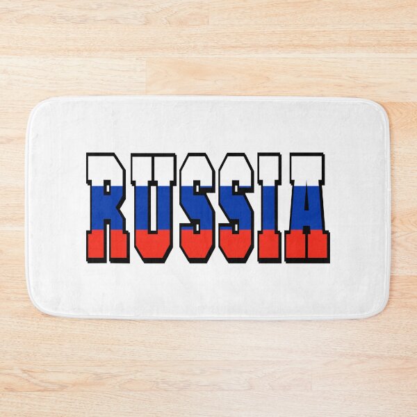 Item preview, Russia Country Flag Typography designed and sold by TravelWish.