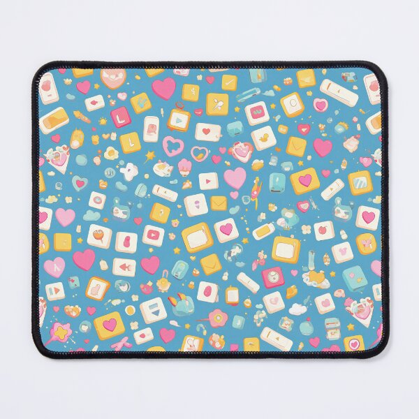 Item preview, Playful Keyboard Key Seamless Pattern designed and sold by Windy-market.