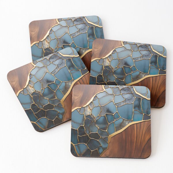 Item preview, Mahogany - Kintsugi designed and sold by KootenayDesigns.