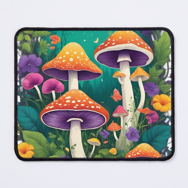 Item preview, Floral Mushroom Fantasy designed and sold by PulsePop.