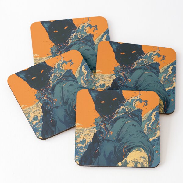 Item preview, Enigmatic Cat: A Dance of Shadows designed and sold by Cat-Wave-Dream.
