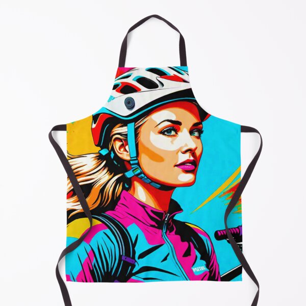 Item preview, Trailblazing Beauty: Female MTB Rider designed and sold by GrizzlyCollective.