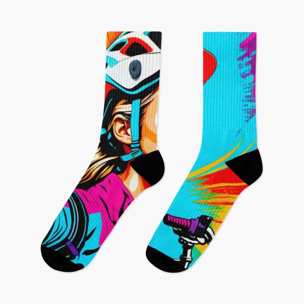 Item preview, Trailblazing Beauty: Female MTB Rider designed and sold by GrizzlyCollective.