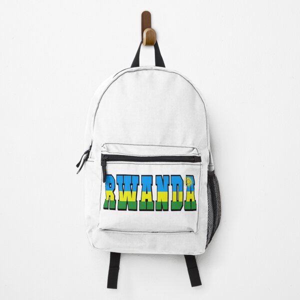 Item preview, Rwanda Country Flag Typography designed and sold by TravelWish.