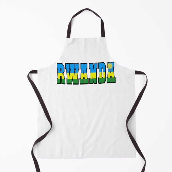 Item preview, Rwanda Country Flag Typography designed and sold by TravelWish.