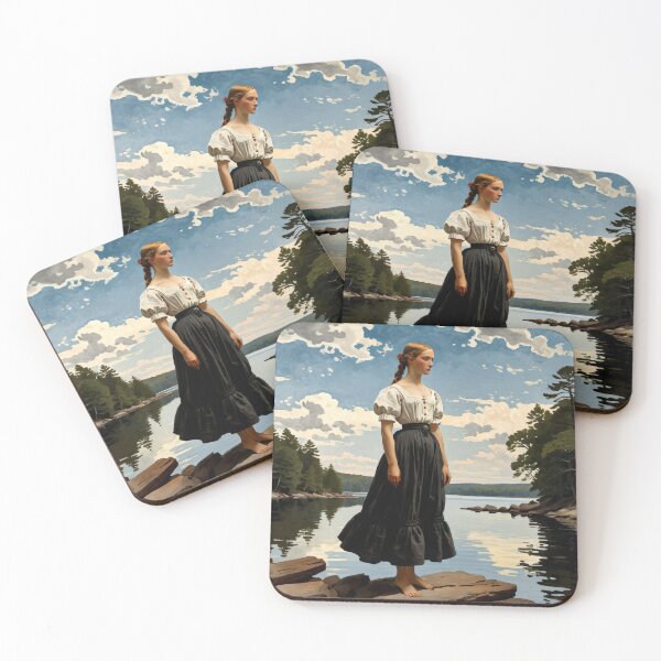 Item preview, Vintage beauty at the lake designed and sold by JackrabbitPub.