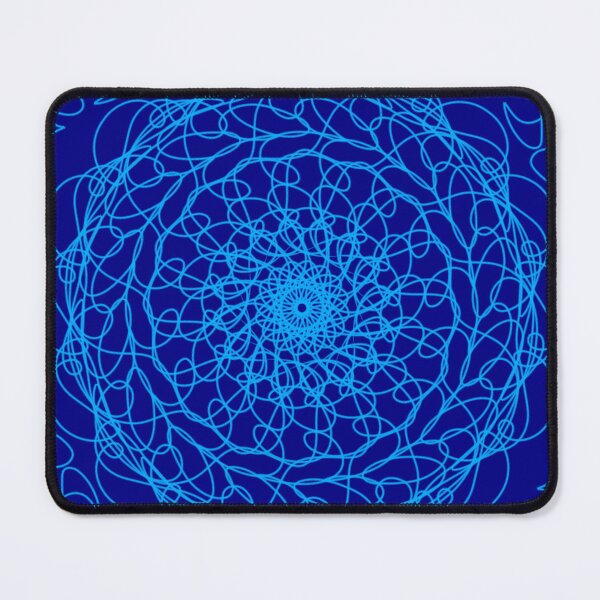 Item preview, Blue geometric mandala design designed and sold by Stefrait-7.