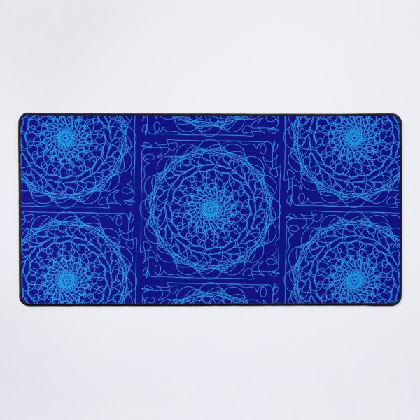 Item preview, Blue geometric mandala design designed and sold by Stefrait-7.