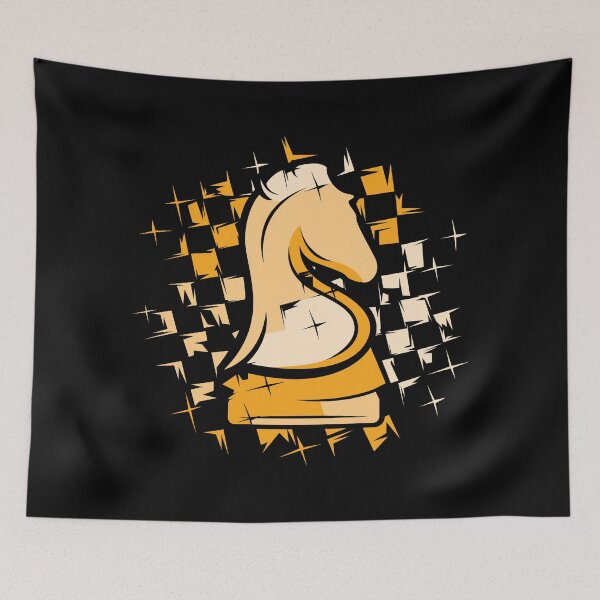 Item preview, Colors Knight Chess Player Chess Club Illustration Logo Tournament designed and sold by AndreMi.