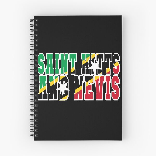 Item preview, Saint Kitts and Nevis Country Flag Typography designed and sold by TravelWish.
