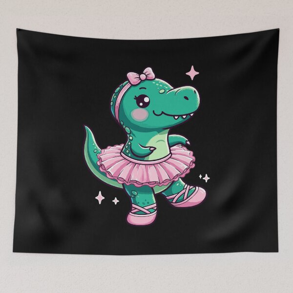 Item preview, Ballerina TRex Dinosaur Dino Dancing Dinosaurs Ballet designed and sold by Dressed For  Duty.