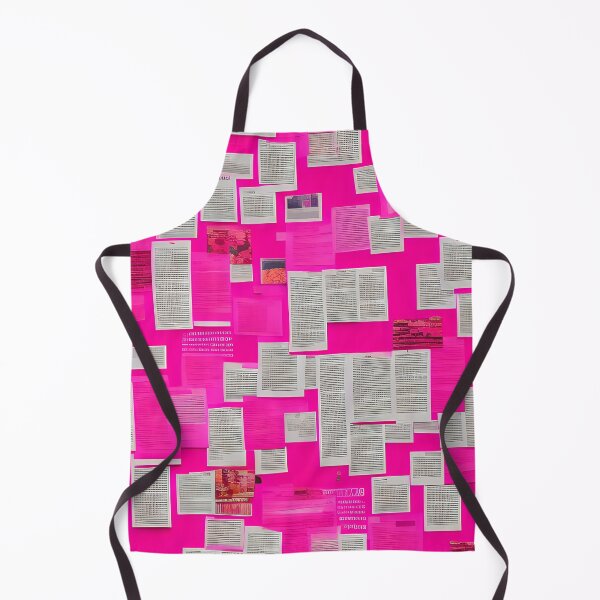 Item preview, Hot Pink Collage Clues Bulletin Board Inspired Design for Whimsical and Eclectic Decor designed and sold by kathrynchill.