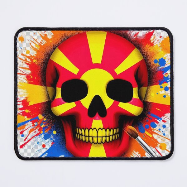 Item preview, North Macedonia Skull designed and sold by RaF71PrO.