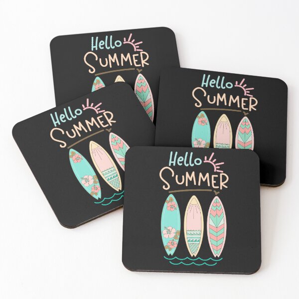 Item preview, Hello Summer Beach Vibe Surfing Design  designed and sold by Alburos  & Co..
