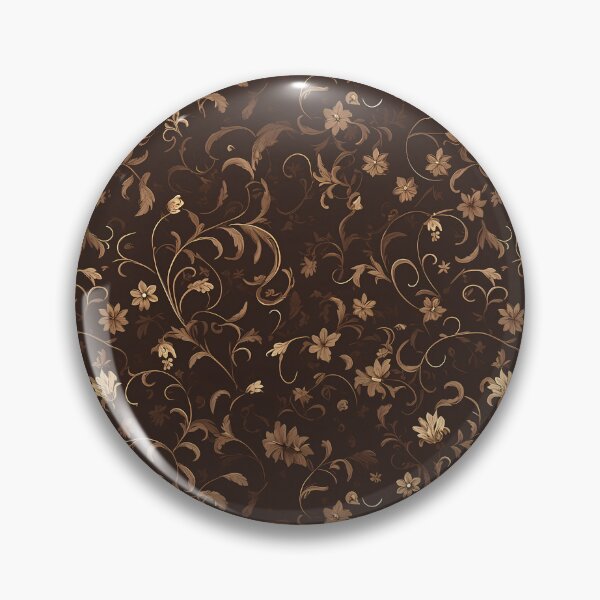 Item preview, Elegant Brown Vintage Floral Seamless Pattern designed and sold by Windy-market.
