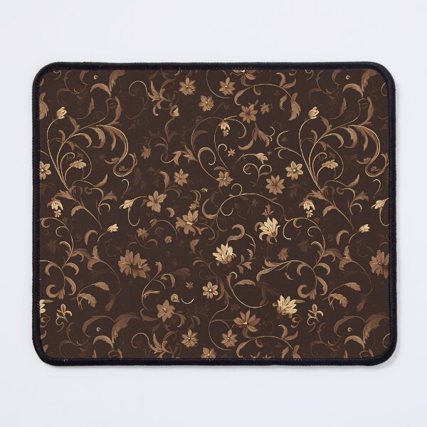 Item preview, Elegant Brown Vintage Floral Seamless Pattern designed and sold by Windy-market.