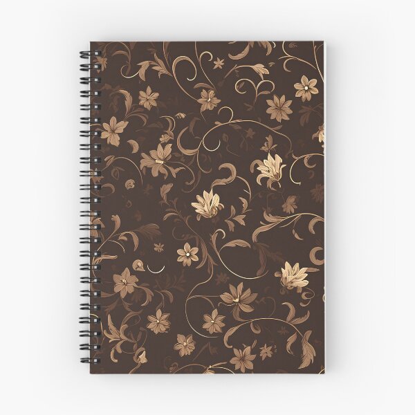 Item preview, Elegant Brown Vintage Floral Seamless Pattern designed and sold by Windy-market.