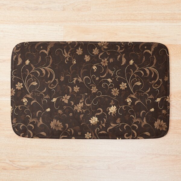 Item preview, Elegant Brown Vintage Floral Seamless Pattern designed and sold by Windy-market.