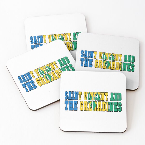 Item preview, Saint Vincent and the Grenadines Country Flag Typography designed and sold by TravelWish.