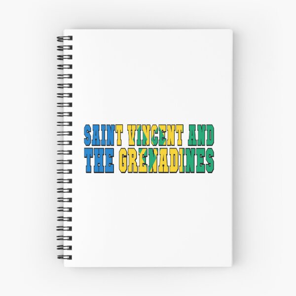Item preview, Saint Vincent and the Grenadines Country Flag Typography designed and sold by TravelWish.