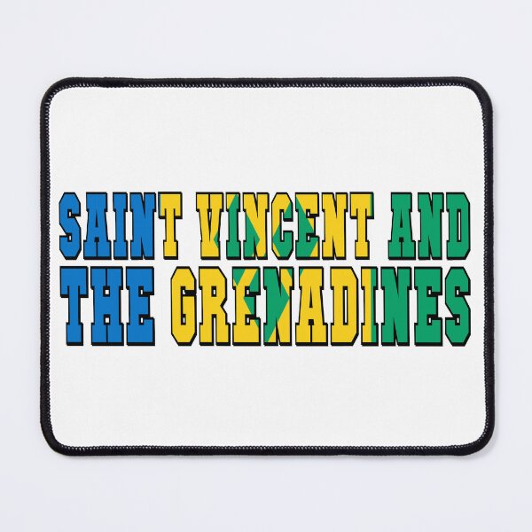 Item preview, Saint Vincent and the Grenadines Country Flag Typography designed and sold by TravelWish.