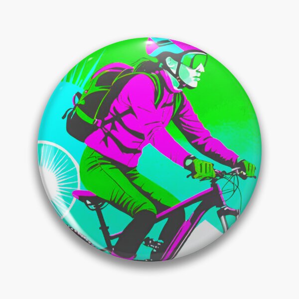 Item preview, Speed and Precision: Female MTB Racer designed and sold by GrizzlyCollective.