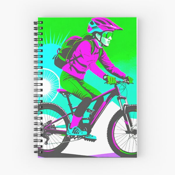 Item preview, Speed and Precision: Female MTB Racer designed and sold by GrizzlyCollective.