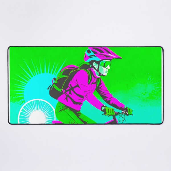 Item preview, Speed and Precision: Female MTB Racer designed and sold by GrizzlyCollective.