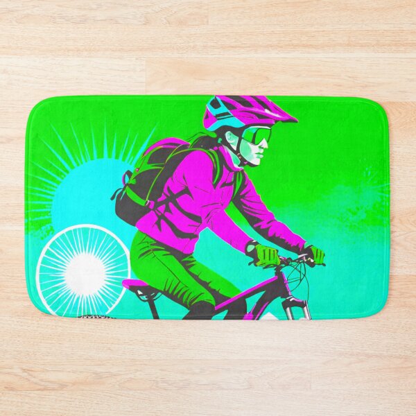Item preview, Speed and Precision: Female MTB Racer designed and sold by GrizzlyCollective.
