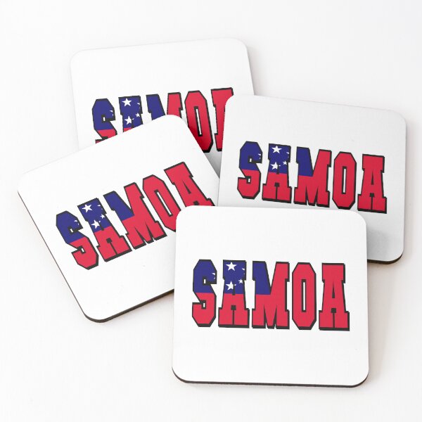 Item preview, Samoa Country Flag Typography designed and sold by TravelWish.