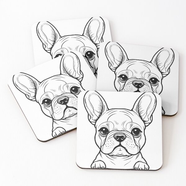 Item preview, Elegant Simplicity: Capturing the Frenchie's Charm in Every Line. designed and sold by Hachiandco.
