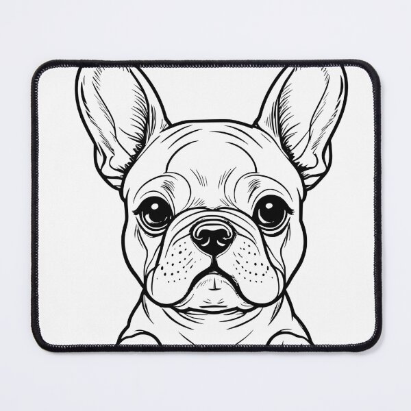 Item preview, Elegant Simplicity: Capturing the Frenchie's Charm in Every Line. designed and sold by Hachiandco.