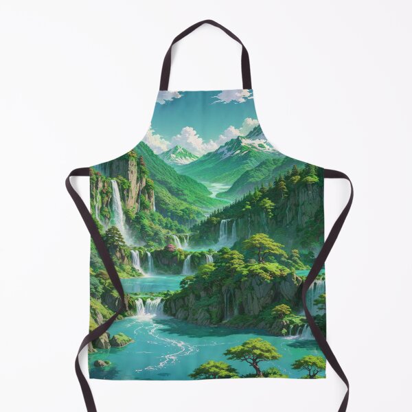 Item preview, Beautiful Anime-Style Cascading Waterfall designed and sold by YenVision.
