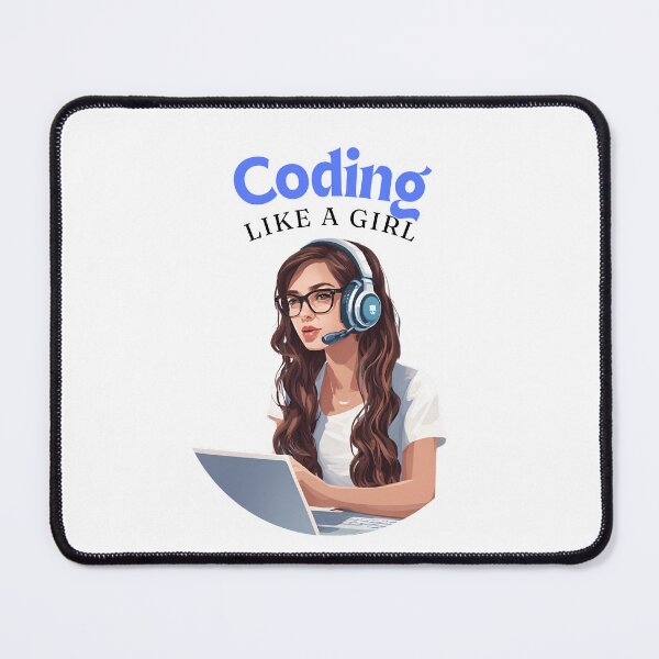 Item preview, Coding Like A Girl designed and sold by erwiShop.
