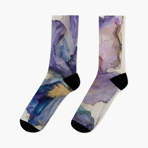 Item preview, Iris Alcohol Ink Peaceful & Calm designed and sold by gothart.