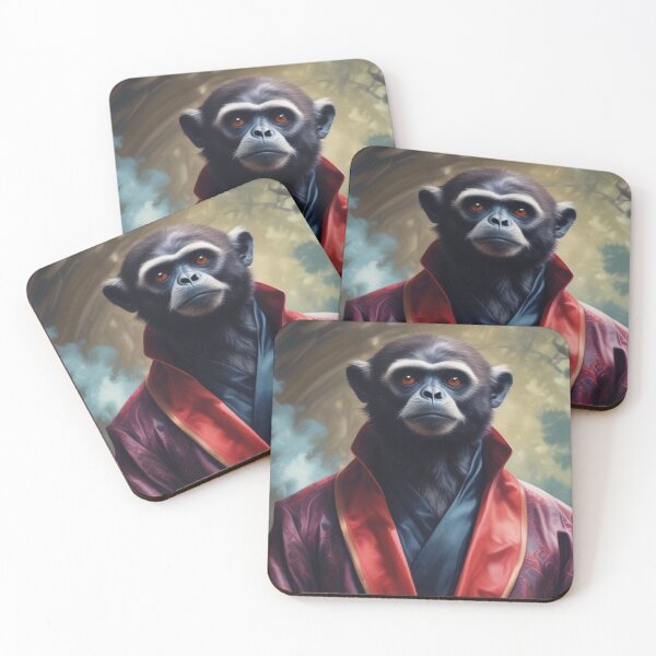 Item preview, Gibbon in smoking jacket designed and sold by GasconyPassion.