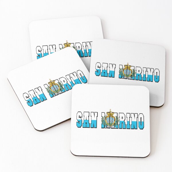 Item preview, San Marino Country Flag Typography designed and sold by TravelWish.