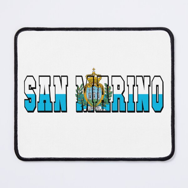 Item preview, San Marino Country Flag Typography designed and sold by TravelWish.