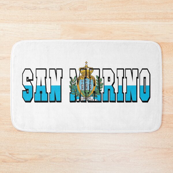 Item preview, San Marino Country Flag Typography designed and sold by TravelWish.