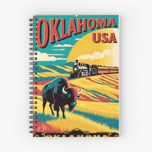 Item preview, Oklahoma USA American Vintage Travel Tourism  designed and sold by TravelersGems.